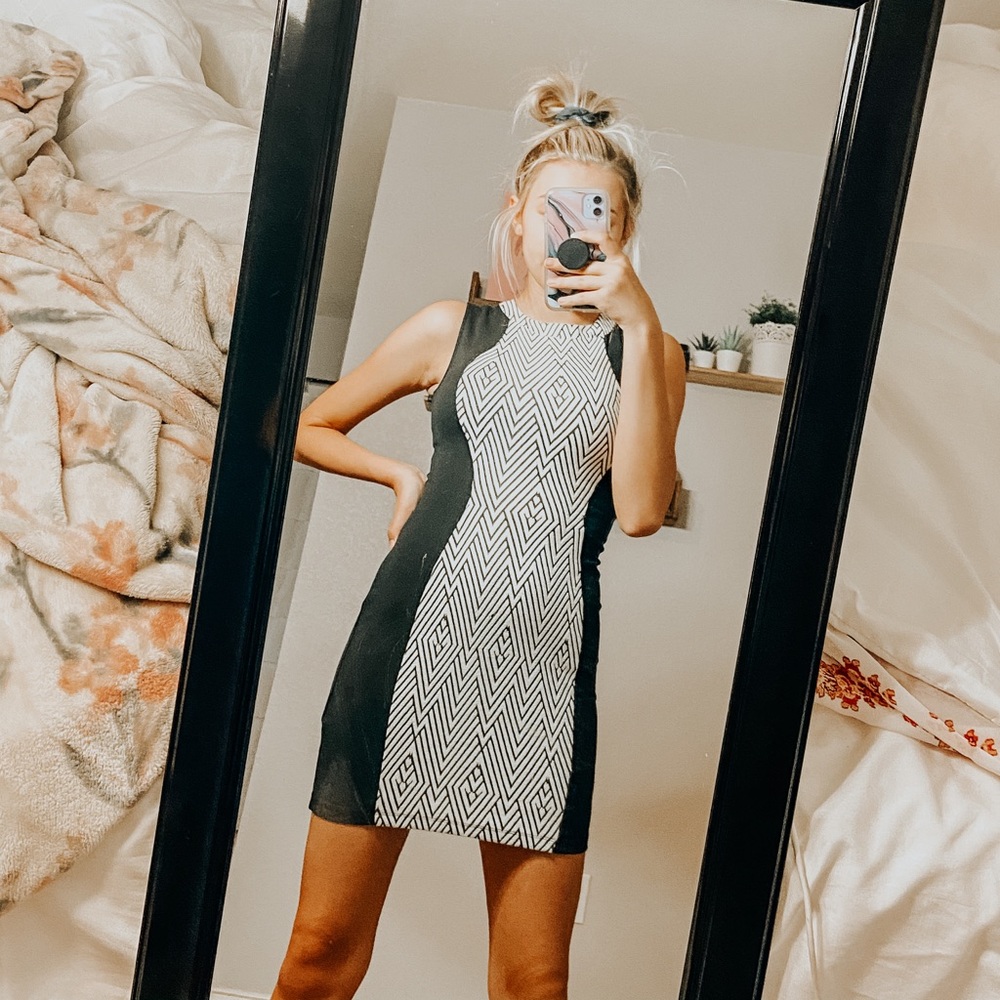 H&M Divided Fitted Mini Dress